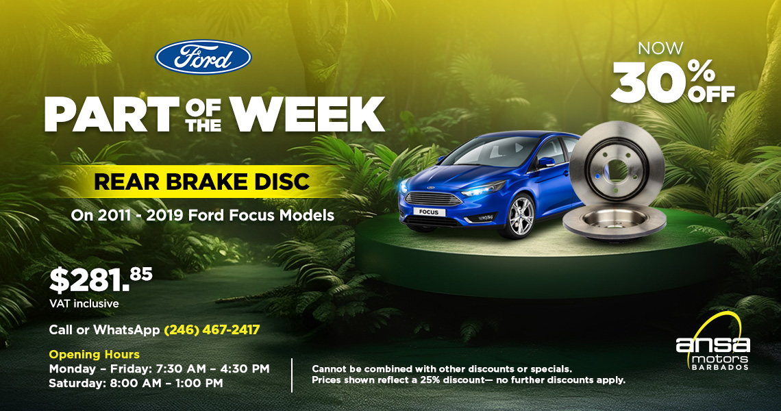 Part of the Week: Ford Focus Rear Brake Discs