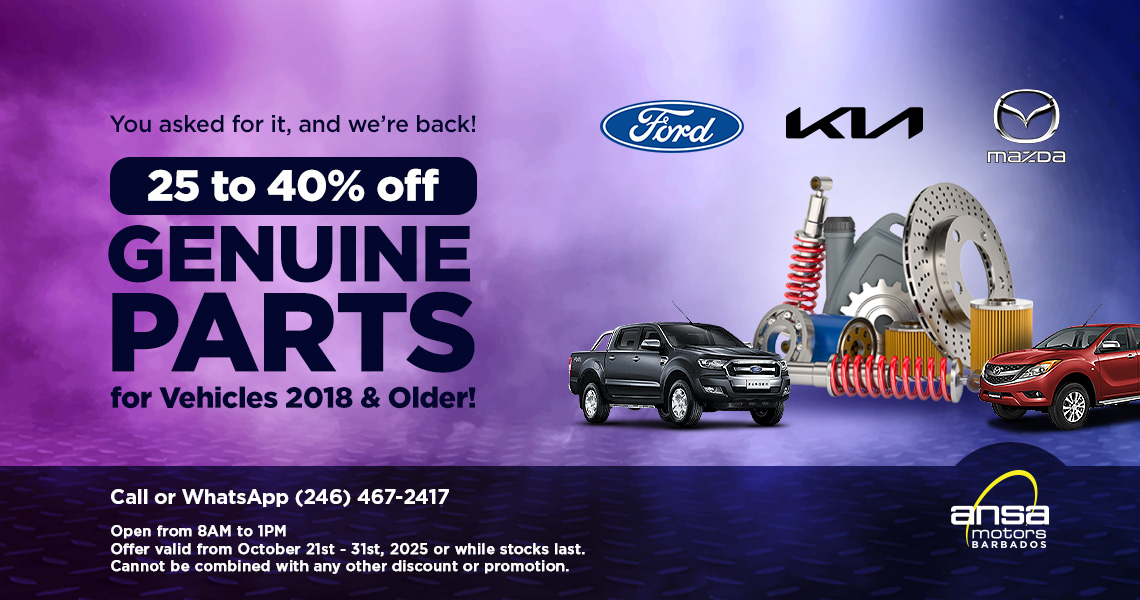 25-40% Off Genuine Parts