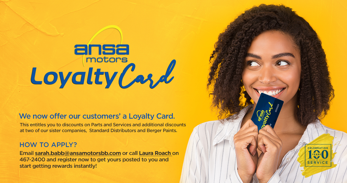Ansa Motors Loyalty Card